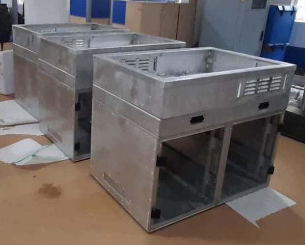 Machined sheet metal enclosure